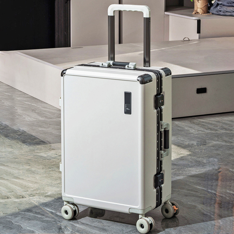 Aluminum Frame Carry On Luggage - Versterkte reiskoffer van PC-materiaal met aluminium